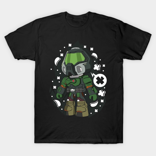 Doomguy Pop Culture T-Shirt by shotspace